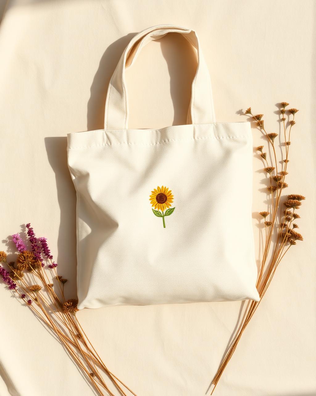 Sunflower Canvas Tote